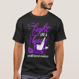 Camiseta Leopard Heels luta como um chefe de violência domé