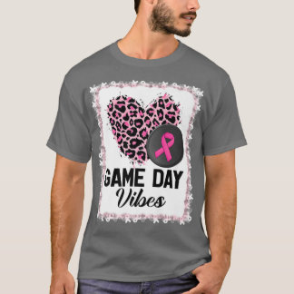 Camiseta Leopard Hockey Puck Game Day Vibes Cancer A