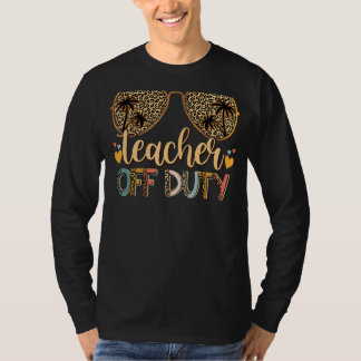 Camiseta Leopard Imprima óculos de sol Professor desligado