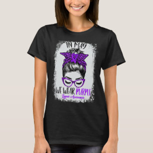 Camiseta Leopard Mensageiro De Cabelo Em Maio Vestimos Lúpu