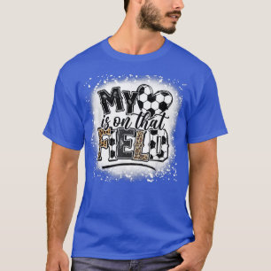 Camiseta Leopard Meu Coração Está No Jogo De Amor Do Futebo