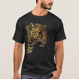 Camiseta Leopard Motif Africa Animal Imprint Abstrato Fac