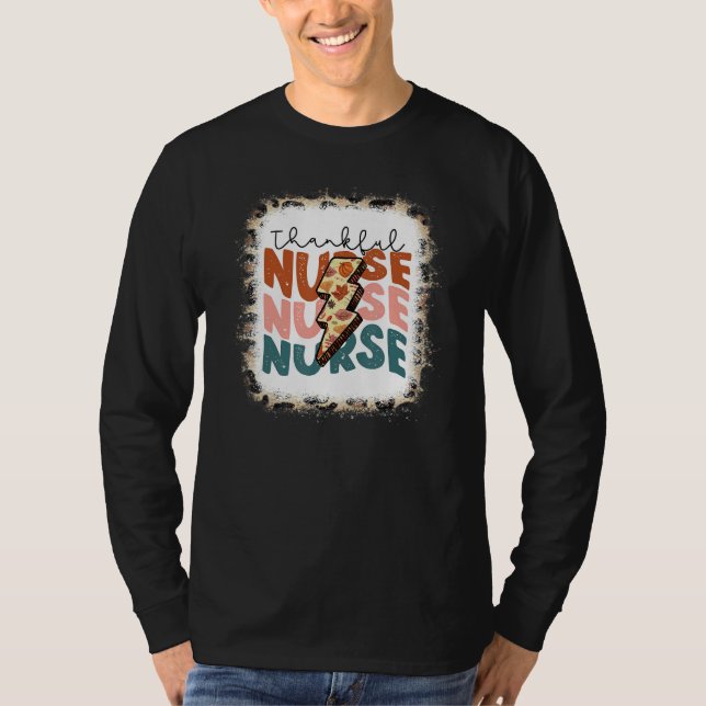 Camiseta Leoparđ One Thankful Nurse Blessed Nurse Fall Than (Frente)