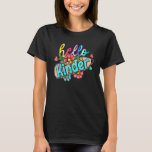 Camiseta Leopard Pencil Hello Kindergarten Back To School K<br><div class="desc">Leopard Pencil Hello Kindergarten Back To School Kids</div>