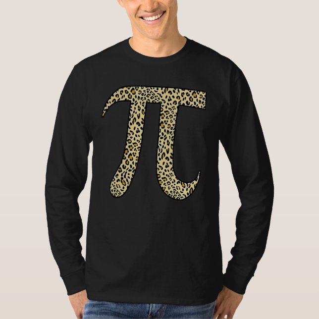 Camiseta Leopard Pi - Símbolo Nacional do Pi (Frente)