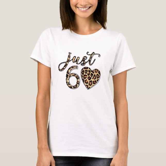 Camiseta Leopard Print 60º aniversário (Frente)