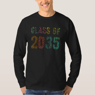 Camiseta Leopard Print Class De 2035 Future Graduation Good
