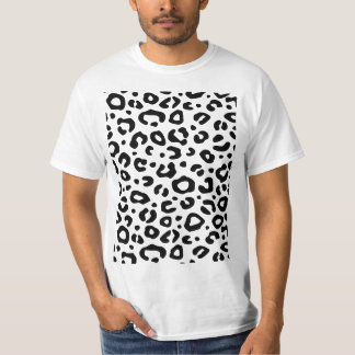 Camiseta Leopard Print Design T Shirt
