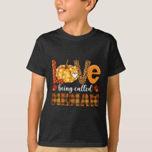 Camiseta Leopard Pumpkin Ama Ser Chamado de Obrigado de Cai