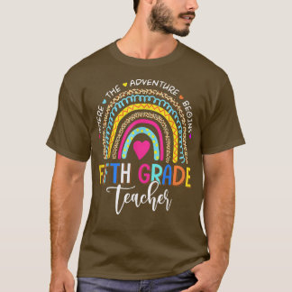 Camiseta Leopard Rainbow Quinto Grau Onde A Aventura Será