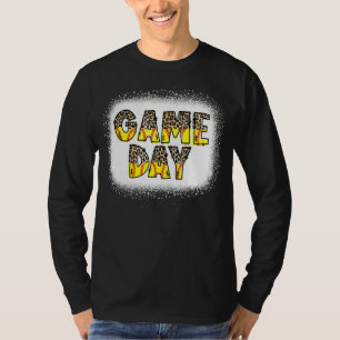 Camiseta Leopard Softball Game Day Vibes Softball Mãe Softb