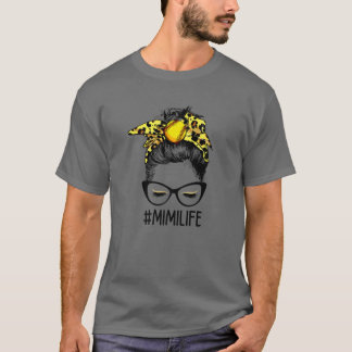 Camiseta Leopard Softball Mimi Life Messi Jogo do Jogo de A
