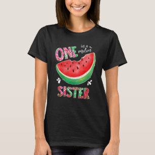 Camiseta Leopard Tie Dye One In A Melon Sister Watermelon D