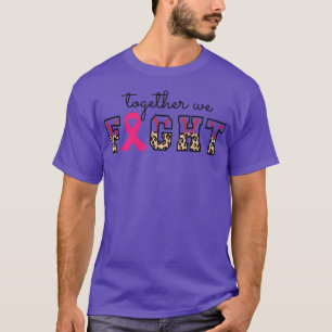 Camiseta Leopard Together We Fight American Baseball Breast