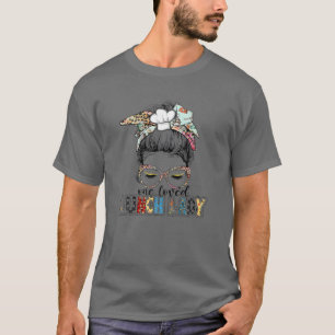 Camiseta Leopard Um Adorava Almoçar Senhora Professora Mes