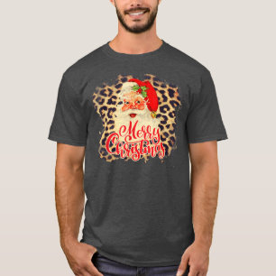 Camiseta Leopard Vintage Papais noeis dos anos 70 Feliz Pap