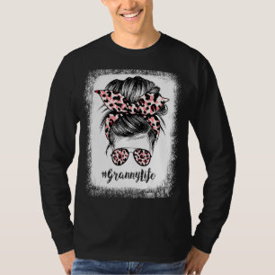 Camiseta Leopard Vovó Vida Bonita Vadia Vadia Raiva D
