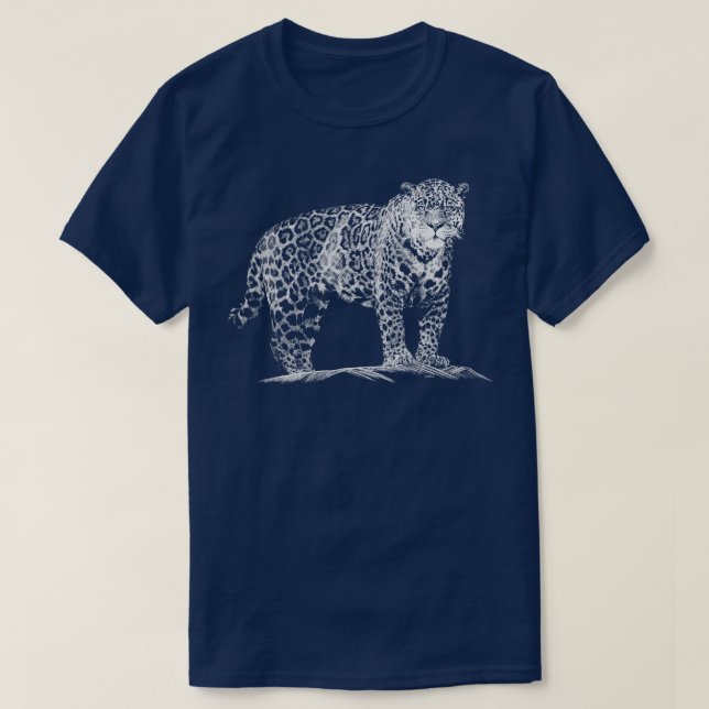 Camiseta Leopardo (Frente do Design)