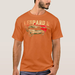 Camiseta Leopardo 2 Tanque alemão Exército alemão