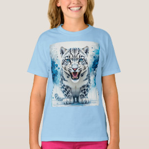 Camiseta Leopardo Branco Feroz