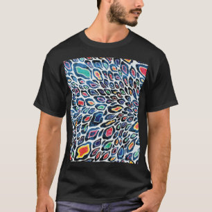 Camiseta Leopardo Colorido: Impressão de Textura Vibrante
