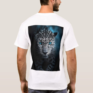 Camiseta Leopardo com T-Shirt Azul