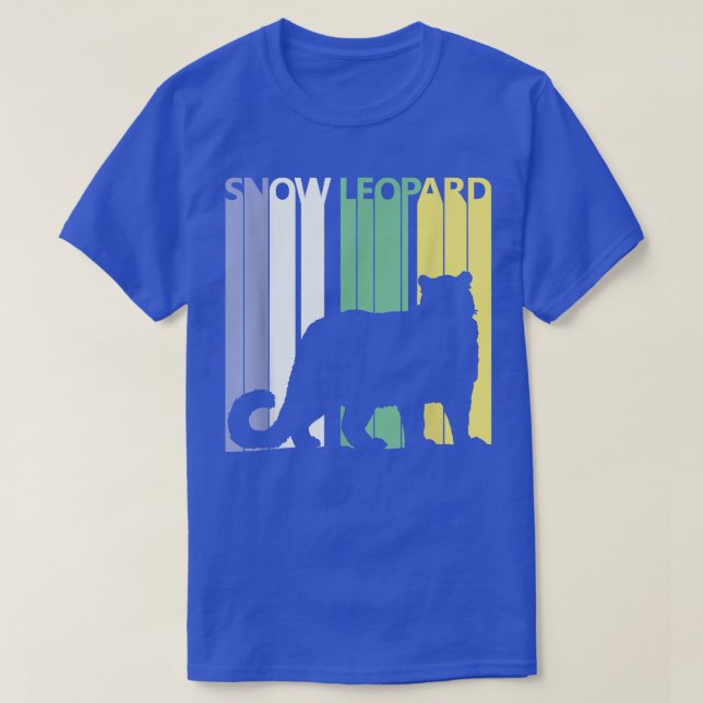 Camiseta Leopardo-da-neve (Frente do Design)