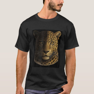 Camiseta Leopardo-das-neves Guepardo Jaguar Pantera Gato Ro