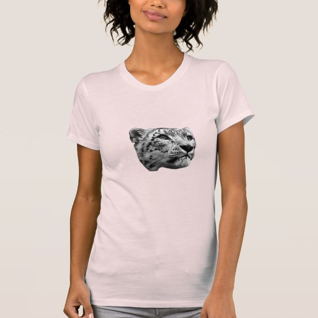 Camiseta Leopardo de neve (Frente)