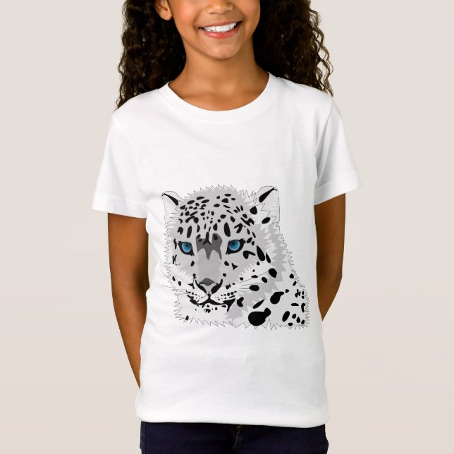 Camiseta Leopardo de neve (Frente)