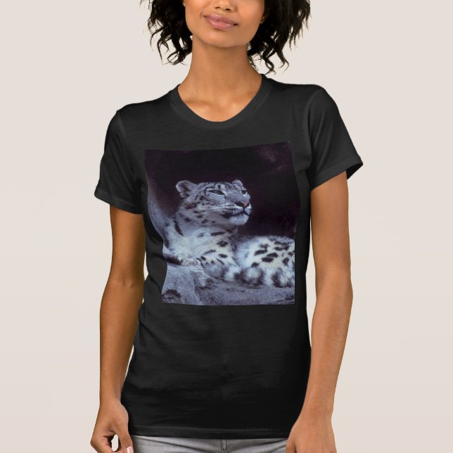 Camiseta Leopardo de neve (Frente)
