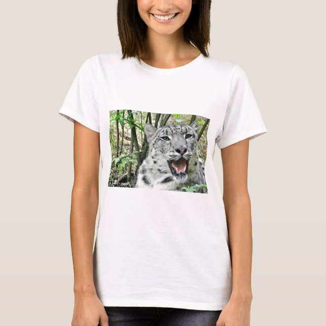 Camiseta Leopardo de neve 2 (Frente)