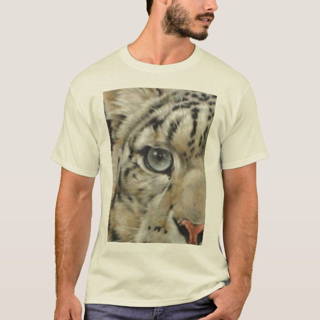 Camiseta Leopardo-de-Neve de Pequim (Frente)