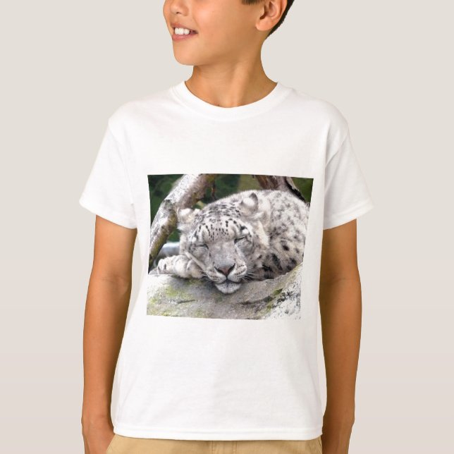 Camiseta Leopardo de Neve - lindo! (Frente)