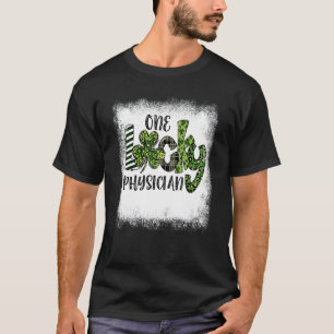 Camiseta Leopardo-Dia de São Patrício Sangrado Um Físico So