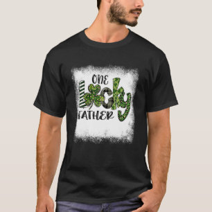 Camiseta Leopardo Dia de São Patrício Sangrado Um Pai Sortu