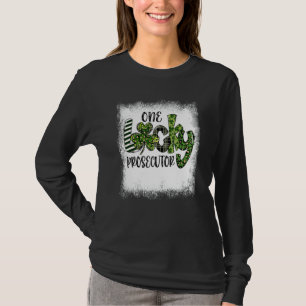 Camiseta Leopardo Dia de São Patrício Sangrado Um Prosecu S