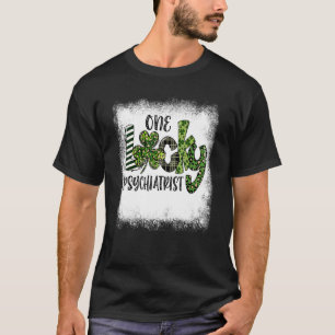 Camiseta Leopardo Dia de São Patrício Sangrado Um Psicose