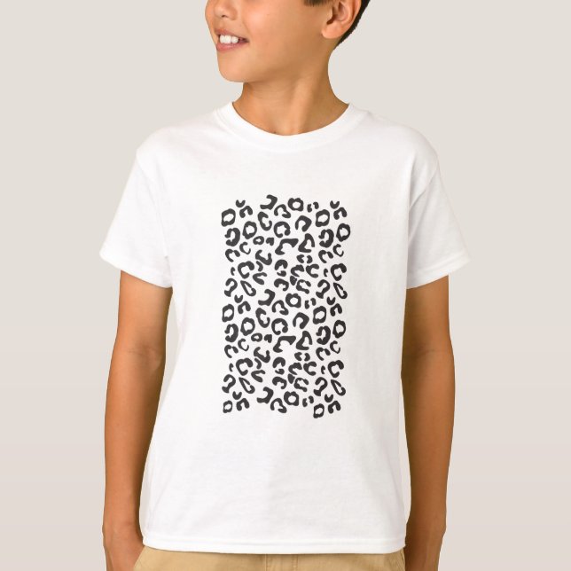 Camiseta Leopardo Engraçado Animal (Frente)
