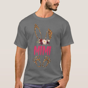 Camiseta Leopardo Floral Mimi Bunny Outfit Felz pascoa Moth