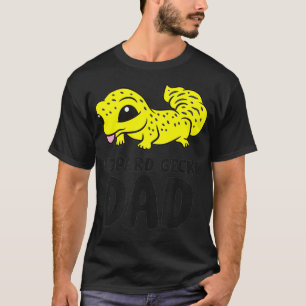 Camiseta Leopardo Gecko Pai Réptil Gecko Animal Leopardo Ge