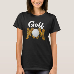 Camiseta Leopardo Golf Mamãe Desperta Amor Mamãe Mulher Dia