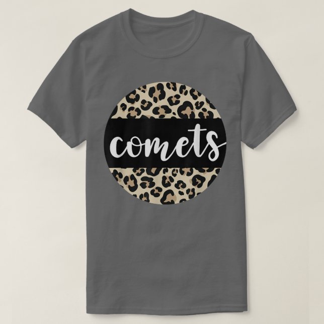 Camiseta Leopardo Imprime Cometas Equipe Mascot Escola Espi (Frente do Design)