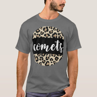 Camiseta Leopardo Imprime Cometas Equipe Mascot Escola Espi