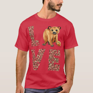 Camiseta Leopardo Kinkajou Ama Bear Honey Night Walker Kink