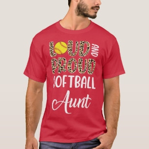 Camiseta Leopardo Louco Orgulhosa Família Americana de Tias