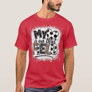 Camiseta Leopardo Meu Coração Está Naquele Campo De Futebol