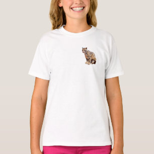 Camiseta leopardo nebuloso fotografia selva grande gato ani