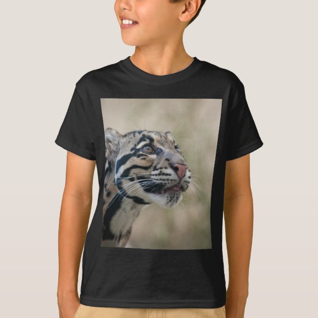 Camiseta Leopardo nublado (Frente)