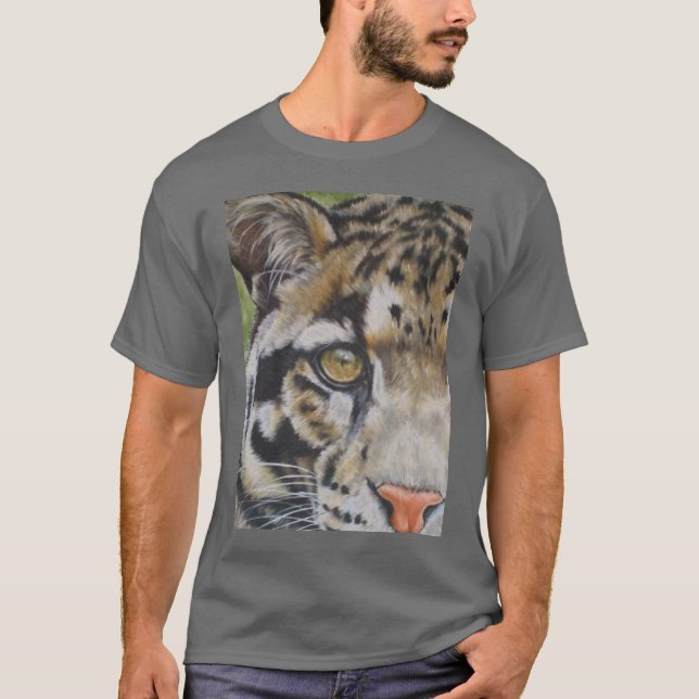 Camiseta Leopardo Nublado de Pequim (Frente)